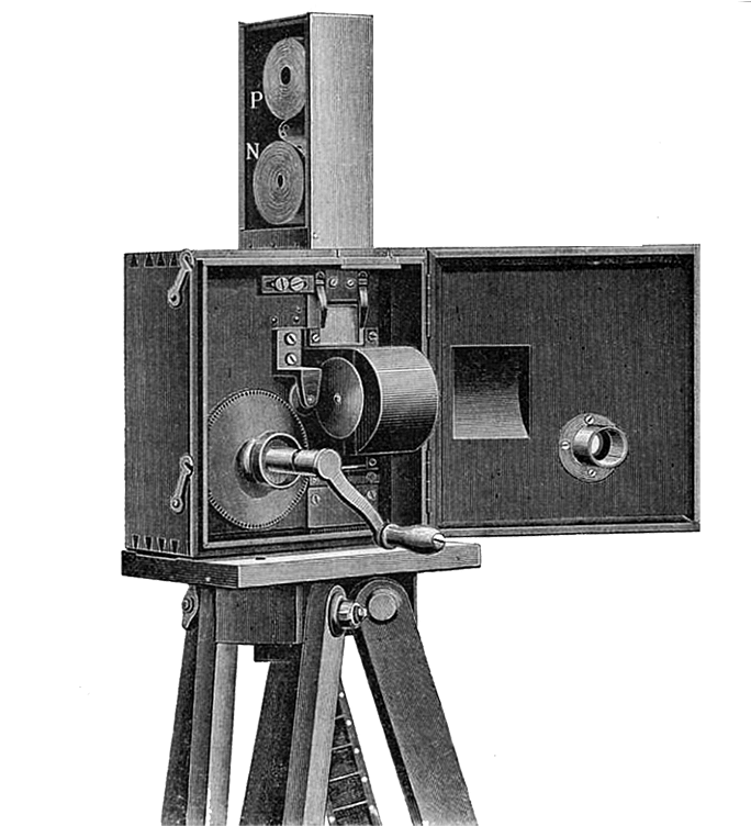 Cinema - Cinematógrafo Lumiere (700x770), Png Download