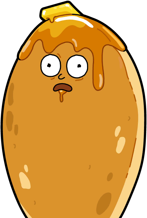#292 - Pancake Morty - Pocketmortys - Net - Pancake Morty (508x744), Png Download