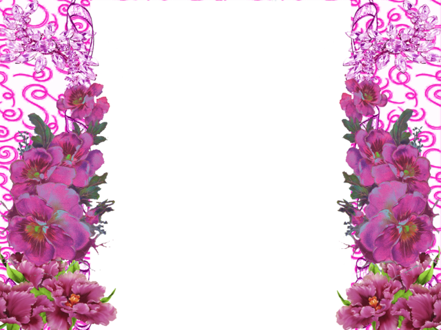 Cor De Rosa Png Espa O Sol - Flores Com Fundo Png (640x480), Png Download