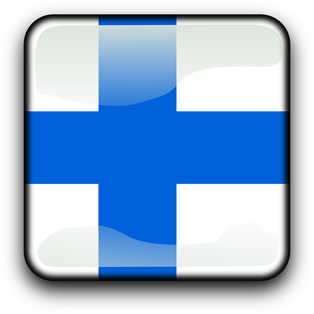 Finland - Suomen Lippu Neliö (640x640), Png Download