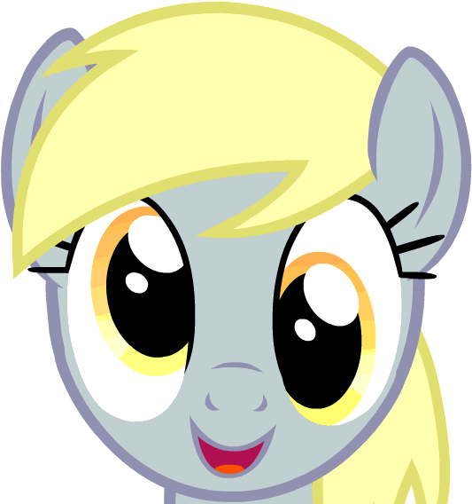 Derp Rulez - My Little Pony Head Gif (600x600), Png Download