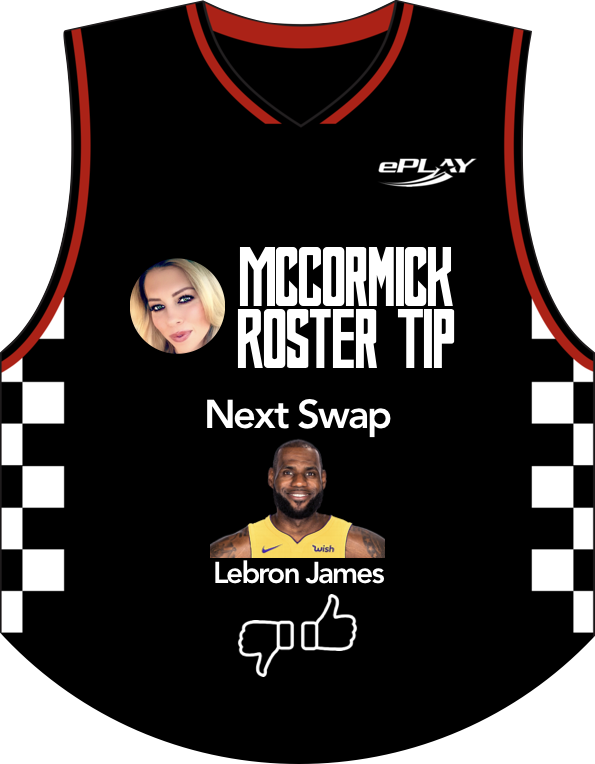Mccormick Roster Tip With Lebron - Portable Network Graphics (595x764), Png Download