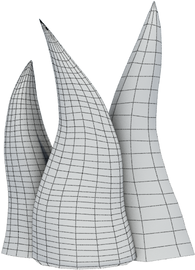 Skyscraper Wireframe Clay Render (1280x720), Png Download