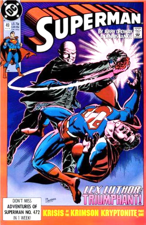 Dc Comic - Superman Man Of Steel 22 June 1993 (950x950), Png Download