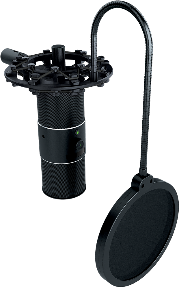 High Definition Studio-grade Recording - Razer Seiren X Mic Arm Stand (1024x1024), Png Download