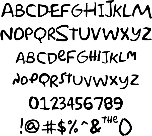 Download Simpsonfont Font Movies And Tv Example - Simpsons Font (613x559), Png Download