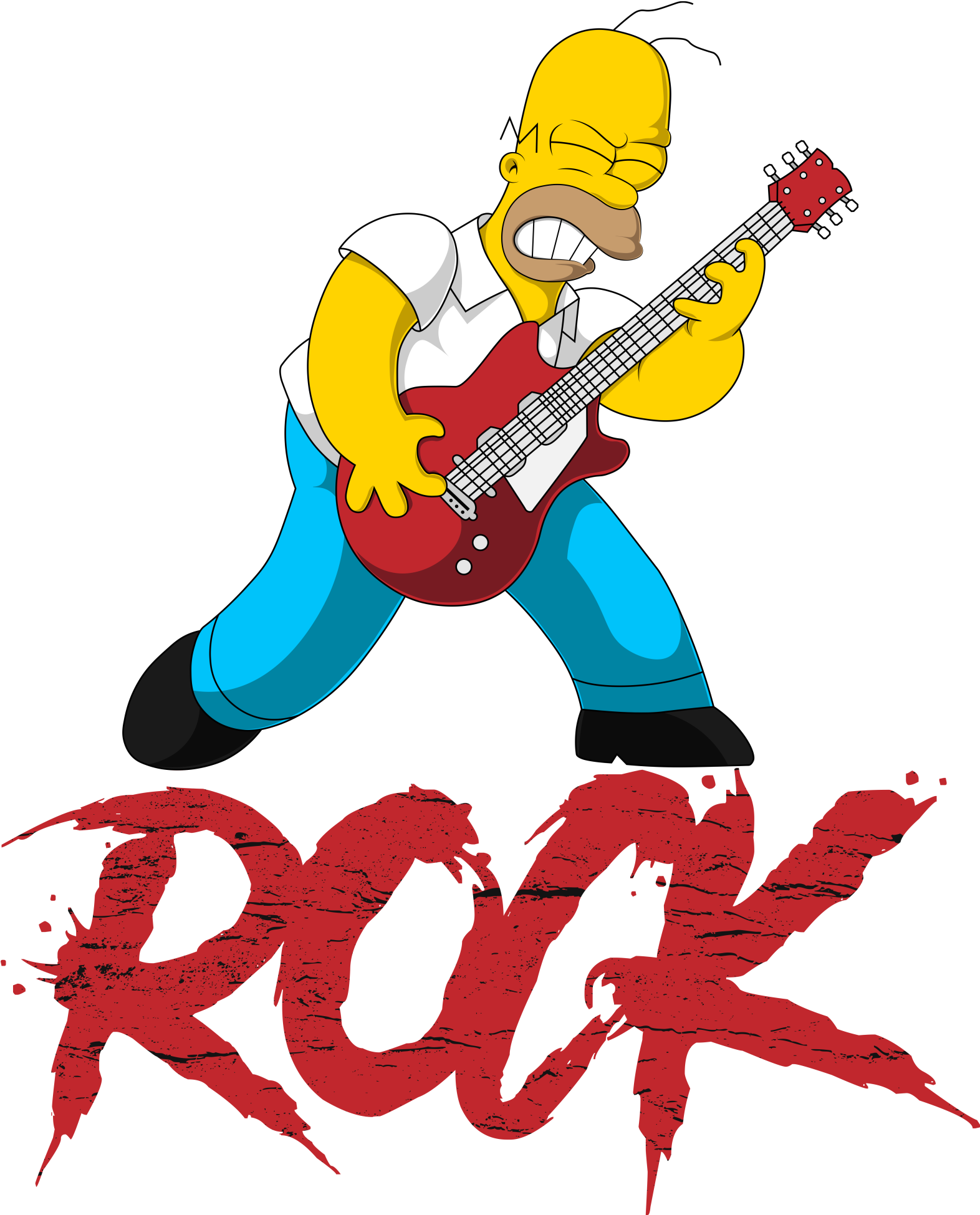 Homer Rock Mens Shirt Dlss Png Homer Rock - Remera Que Sea Rock (1571x2142), Png Download