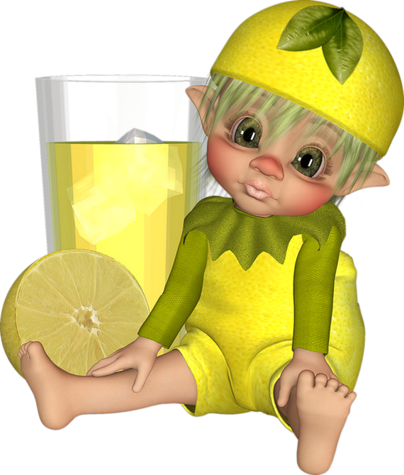 Tube Cookie, Citron, Citronnade - Lemon (570x670), Png Download