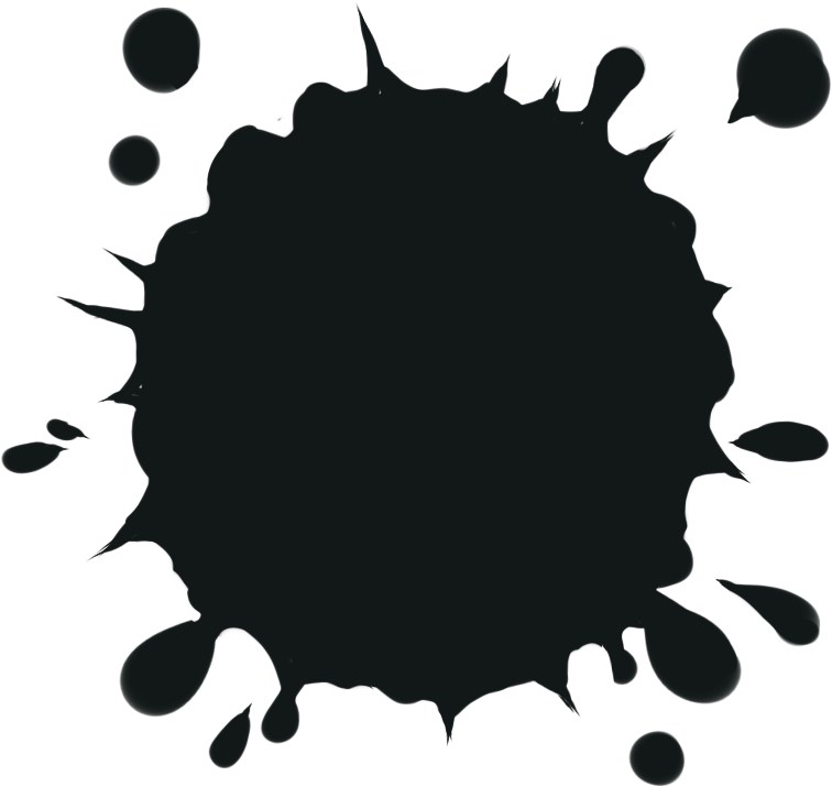 Ink Symbol - Circle (800x800), Png Download