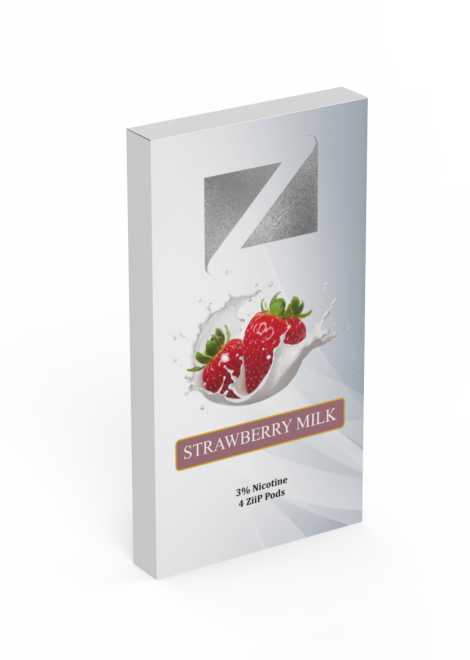 Ziip Pods - Strawberry Milk - Strawberry Milk Juul Pods (470x660), Png Download