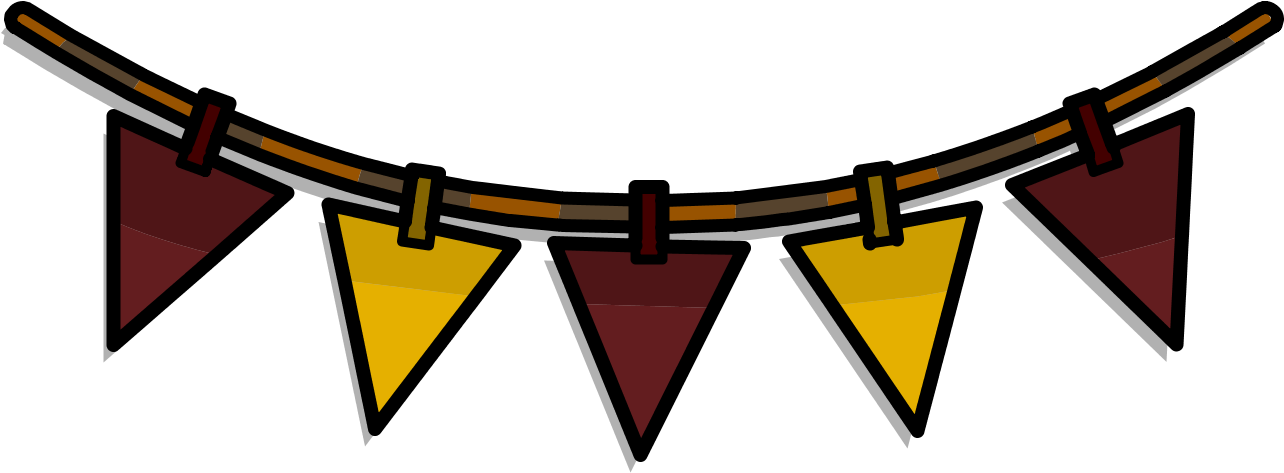 Red Triangle Pennants In-game 1 (1314x856), Png Download