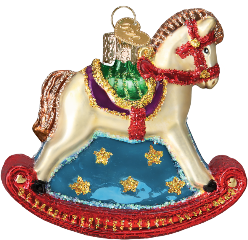 Bassett Hound Glass Ornament By Old World Christmas (950x950), Png Download