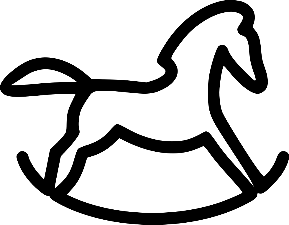 Rocking Horse Comments - Icon (980x764), Png Download