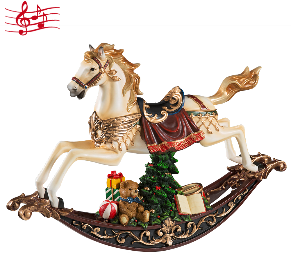 Rocking Horse, Music Box - Music Box (1000x1000), Png Download