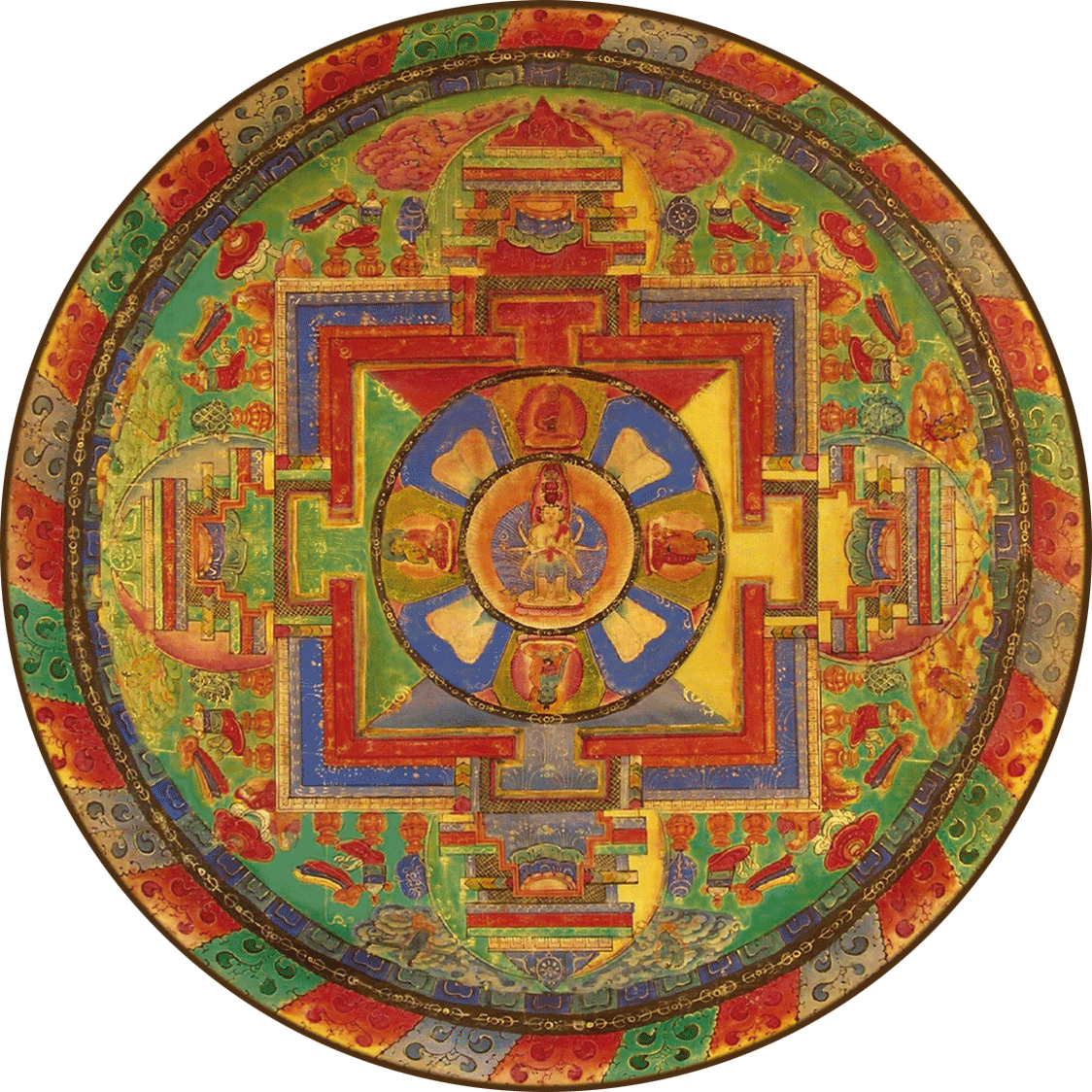 Previous - Next - Mandala (1124x1124), Png Download