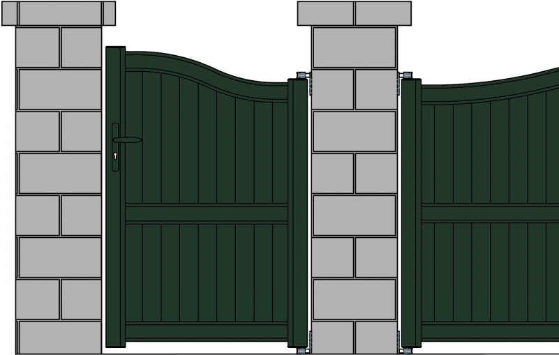Gwir Gate - Entrance Gate Image Png (800x600), Png Download