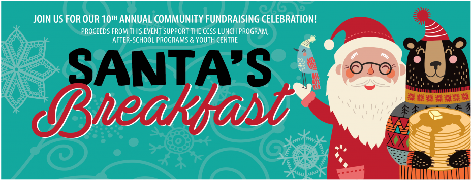 Ccss Santa's Breakfast Fb Cover - Santa Claus (1200x661), Png Download