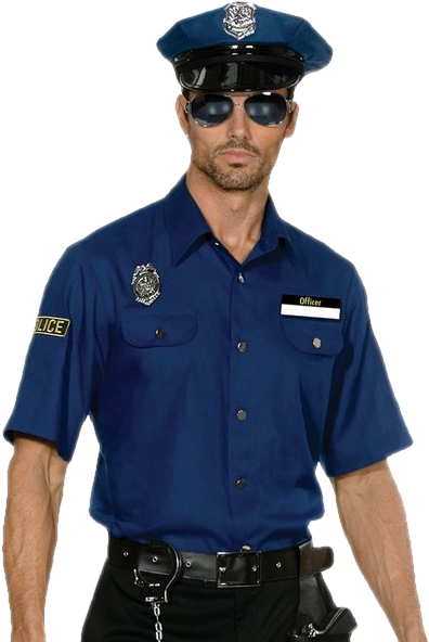 File History - Police Man Whole Body (800x600), Png Download