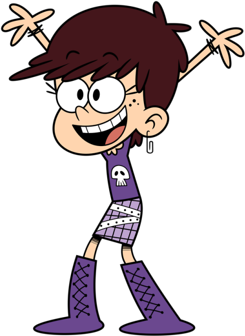 The Room Tommy Wiseau Wiki >> Vector On Tumblr - Loud House Luna Loud (500x750), Png Download