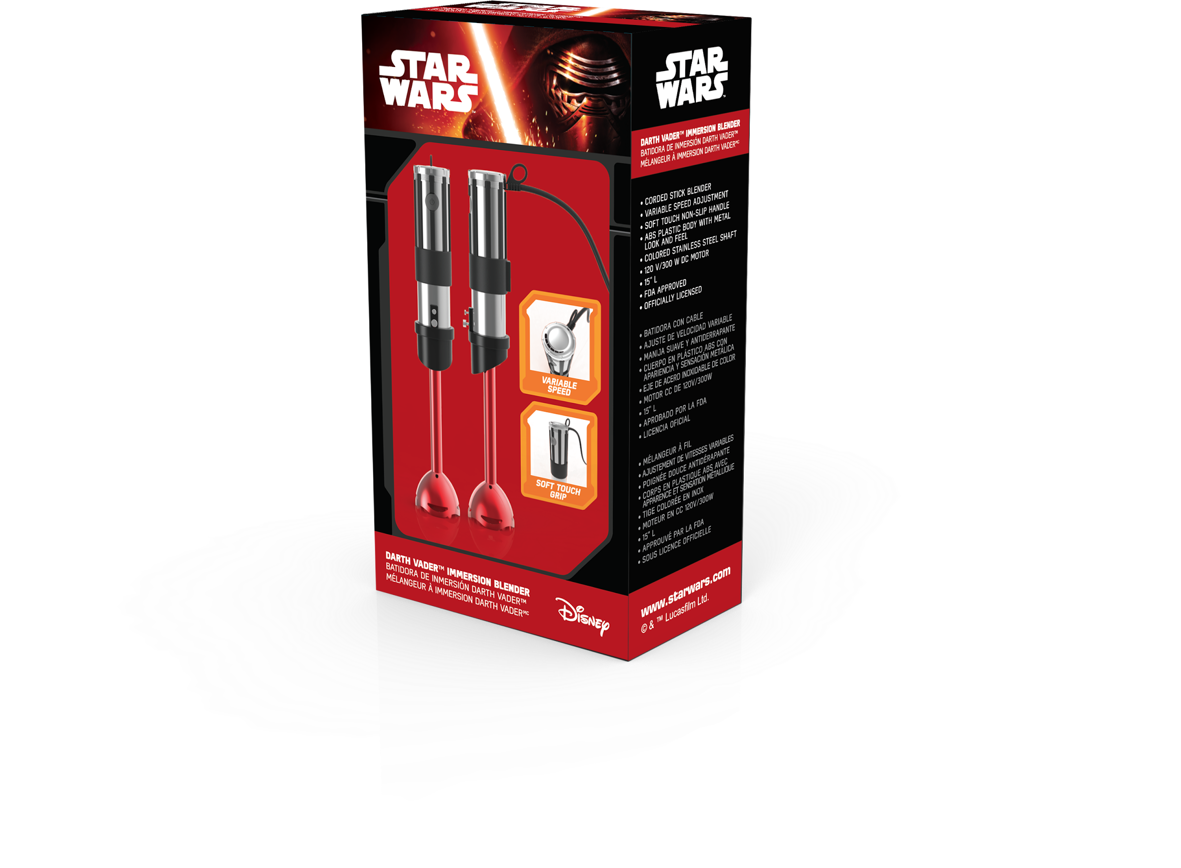 Star Wars Anakin Skywalker Handheld Immersion Blender (2360x2170), Png Download