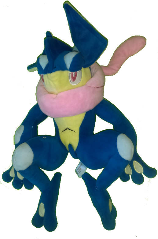 Greninja - Stuffed Toy (518x842), Png Download