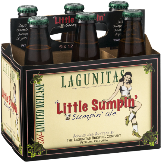 Lagunitas Little Sumpin 6 Pack (600x600), Png Download