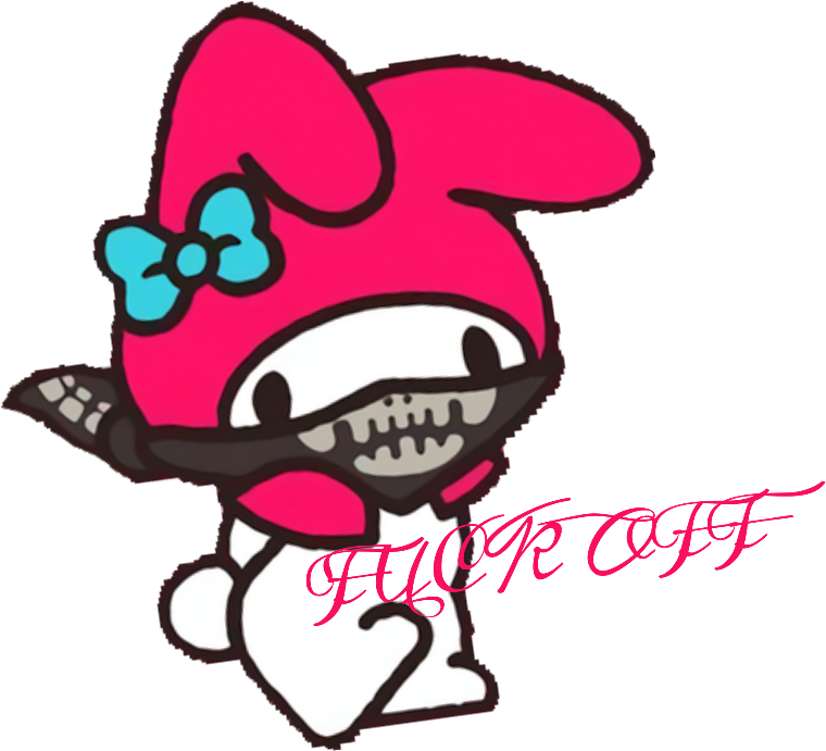 Sanrio Mymelody Kawaii Goth Kidcore Pastel - Picsart Goth Png (1024x1024), Png Download