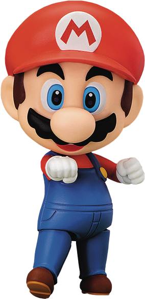 Super Mario Bros - Good Smile Super Mario: Mario Nendoroid Action Figure (600x600), Png Download