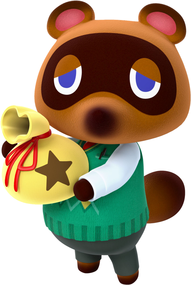 Tom Nook And All Your Hard Earned Bells Animal Crossing - Tom Nook Amiibo Festival (712x1024), Png Download
