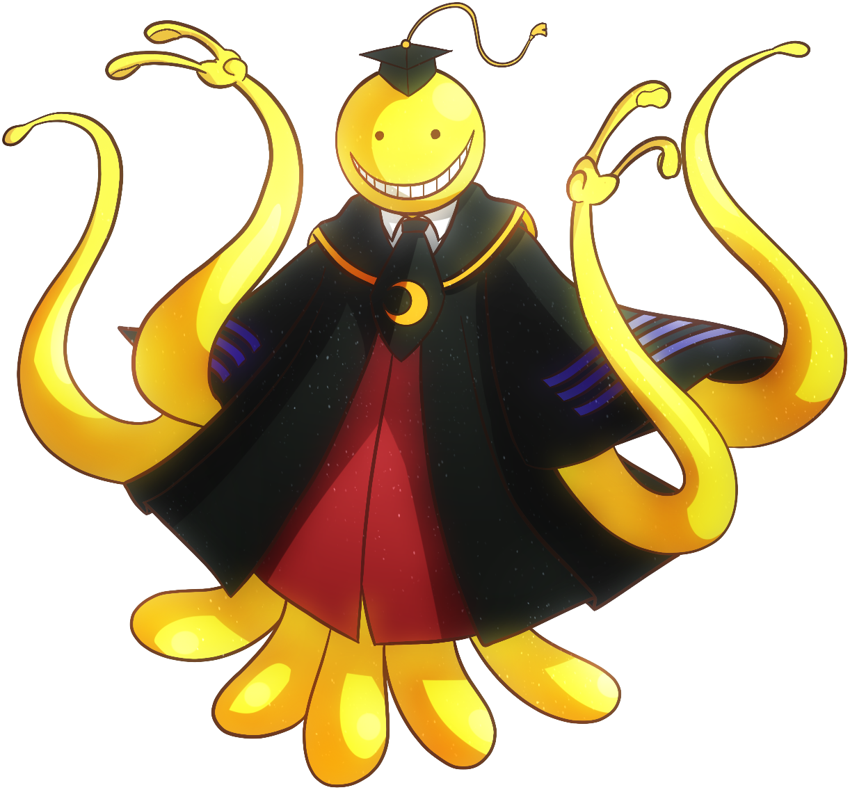 Koro Sensei Png - Koro Sensei No Background (1222x1136), Png Download