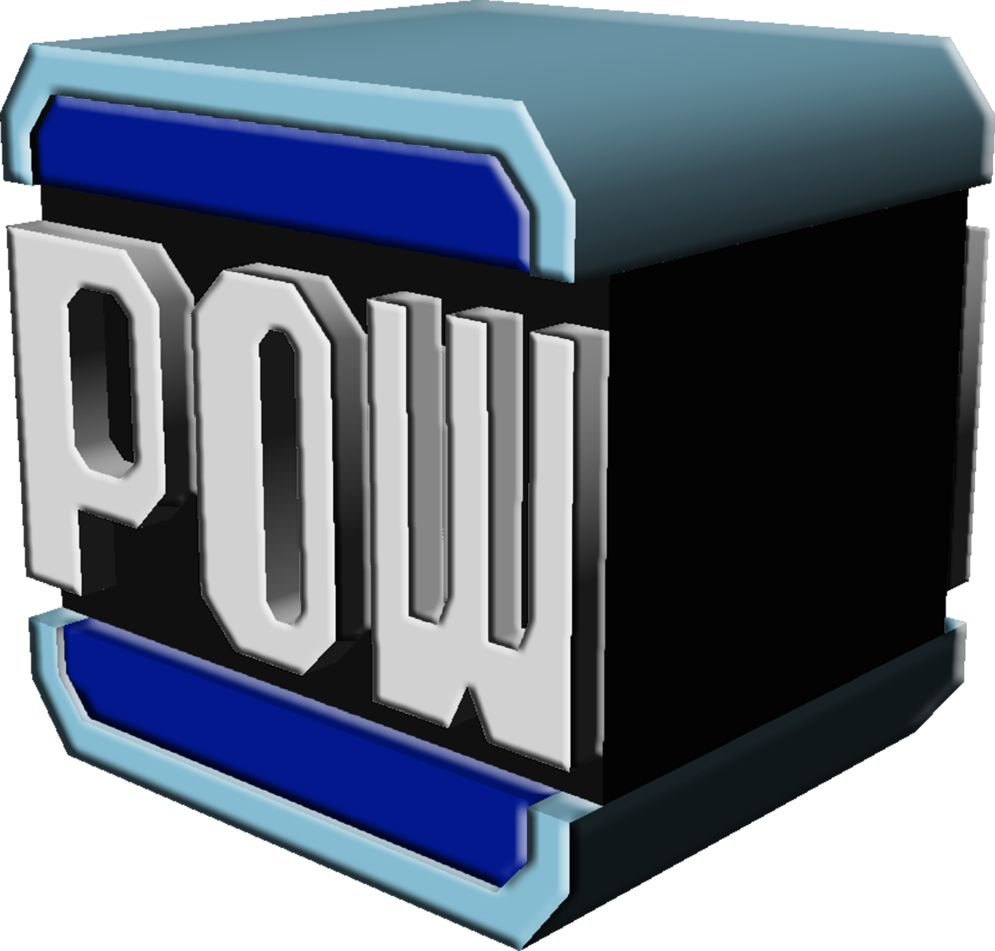 Pow Block (2000x1911), Png Download
