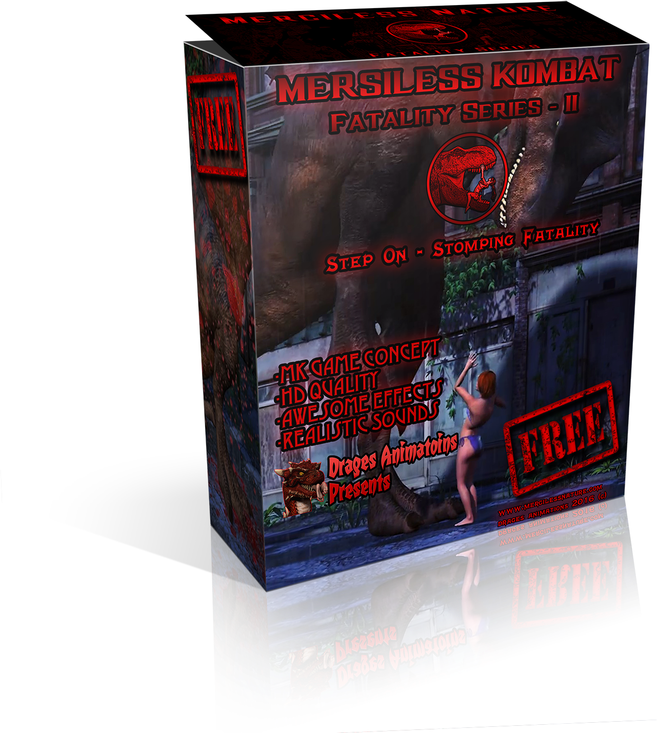 Step On Stomping Fatality - Animation (1500x1673), Png Download