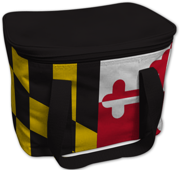 Maryland Flag / Lunch Box - Stool (599x567), Png Download