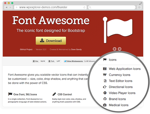 Featured Font Awesome - Font Awesome (700x500), Png Download