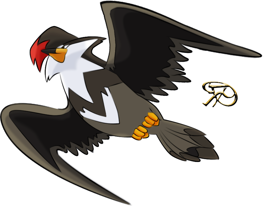 View Image , - Staraptor Png (862x673), Png Download