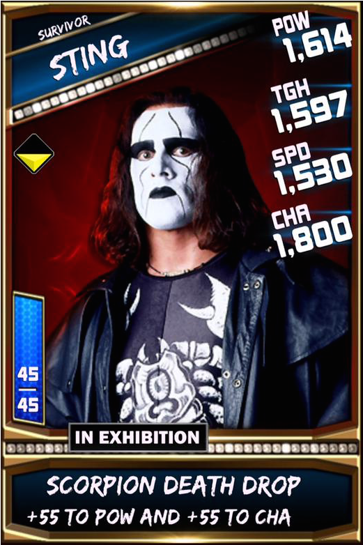 Sting - Pcc - Sting Signed Wcw 8" Collectors Edition Figure Wwe (599x850), Png Download