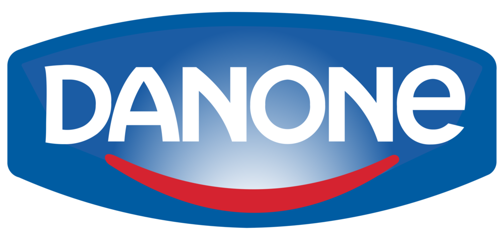 Danone 2 Logo Png Transparent - Danone Logo Png (1000x476), Png Download