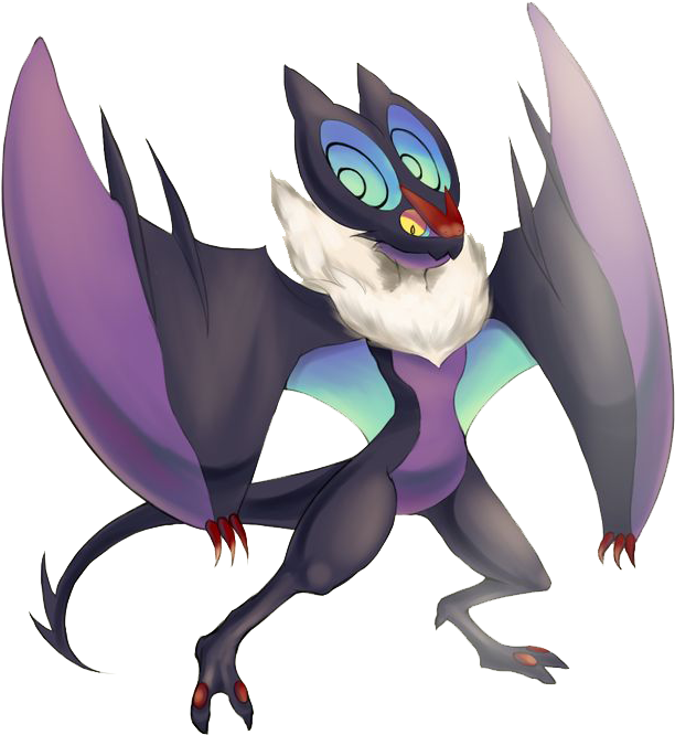 Haftanin Pokemonu Vi̇deosunu İzlemek İçi̇n Tiklayin - Pokemon Noivern Fan Art (736x736), Png Download