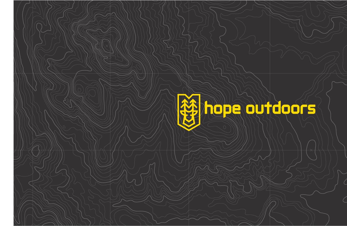 Hope Outdoors Black - Graphic Design (1407x792), Png Download