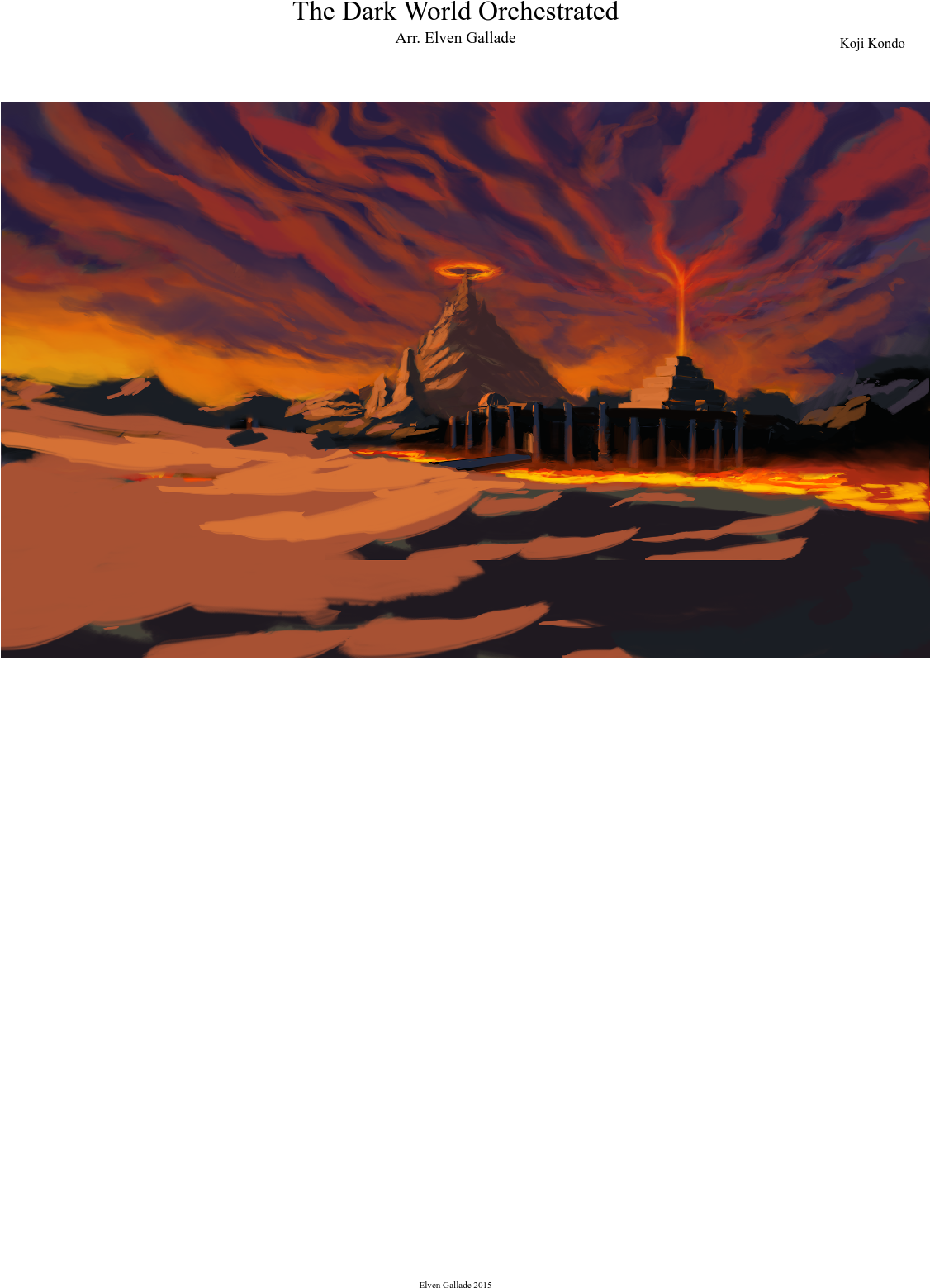 Print - Ganon Dark World (1169x1654), Png Download