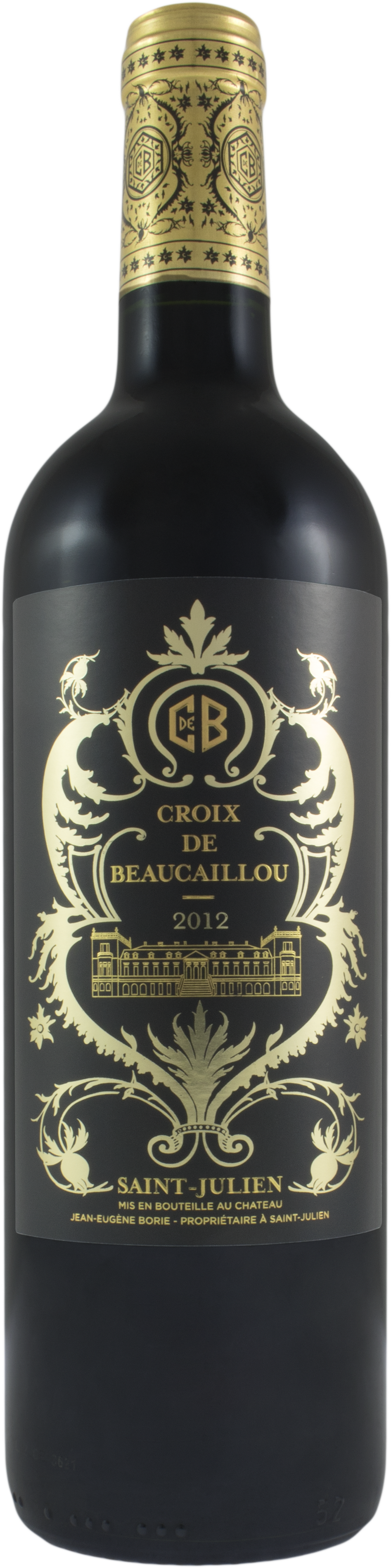 Iphone Label Thumb - La Croix De Beaucaillou Saint Julien 2014 (947x3799), Png Download