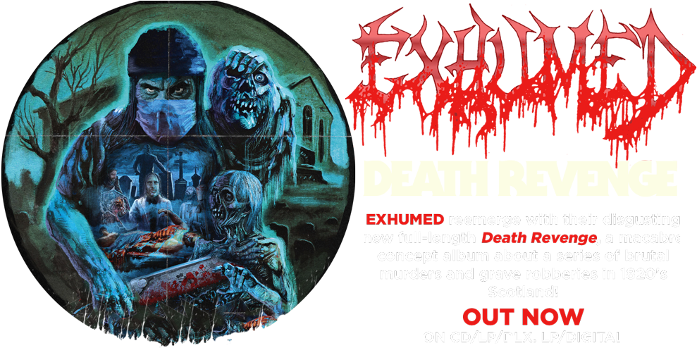 Order Physical - Exhumed - Death Revenge (music Cd) (1000x500), Png Download