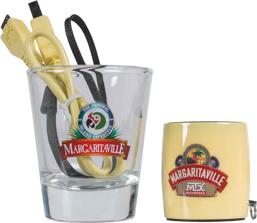 Mtx Margaritaville Audio Bluetooth Sound Shot Speaker - Margaritaville Audio Mvassms1 Sound Shot Portable Speaker (1000x1000), Png Download