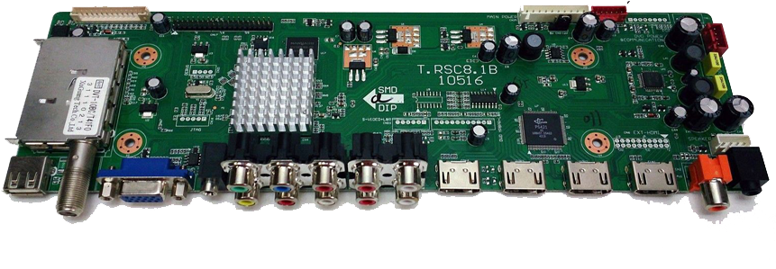 Tv Repair Led - Electronic Component (945x342), Png Download