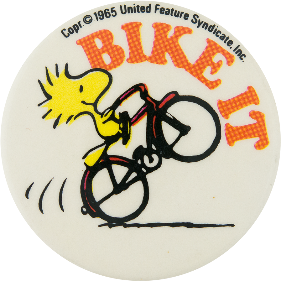 Woodstock Bike It - Riding Into The Weekend Snoopy (1000x993), Png Download
