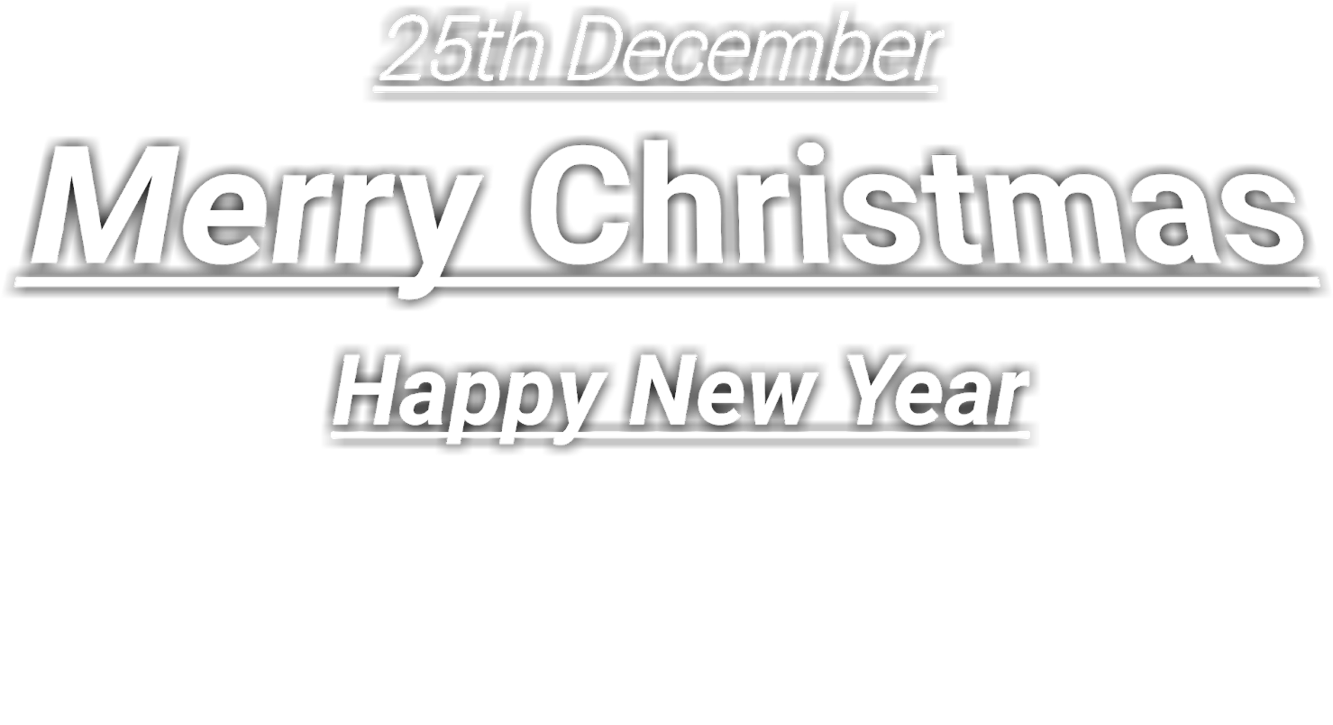 Merry Christmas Happy New Year Text Png, Merry Christmas - Christmas Day (1600x1065), Png Download