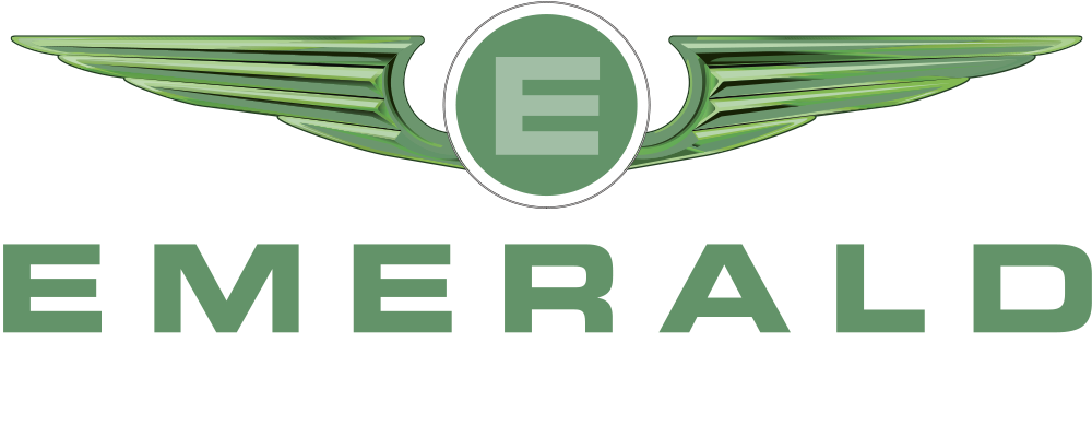 Emerald Aviation Emerald Aviation - Sign (1024x474), Png Download