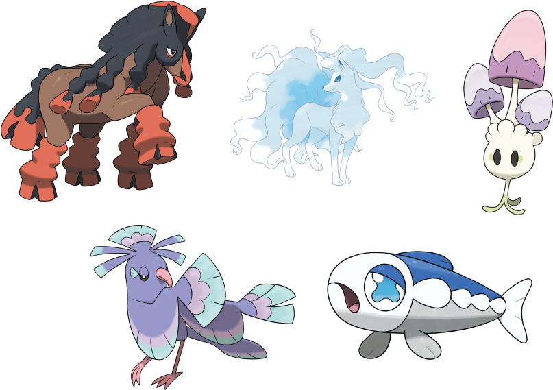 Shitt - Pokemon Moon Mudbray Evolution (900x600), Png Download