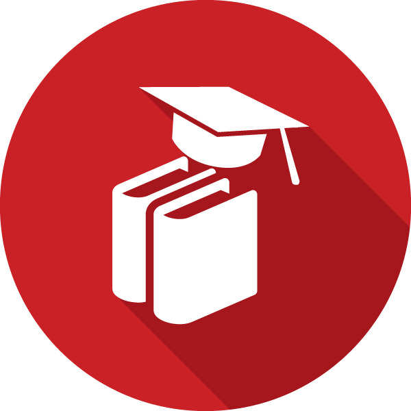 Donate - Scholarship Red Icon (600x600), Png Download