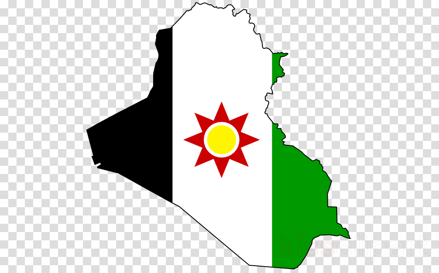 Flag Of Iraq Clipart Flag Of Iraq - Gun Magazine Clip Art (900x560), Png Download